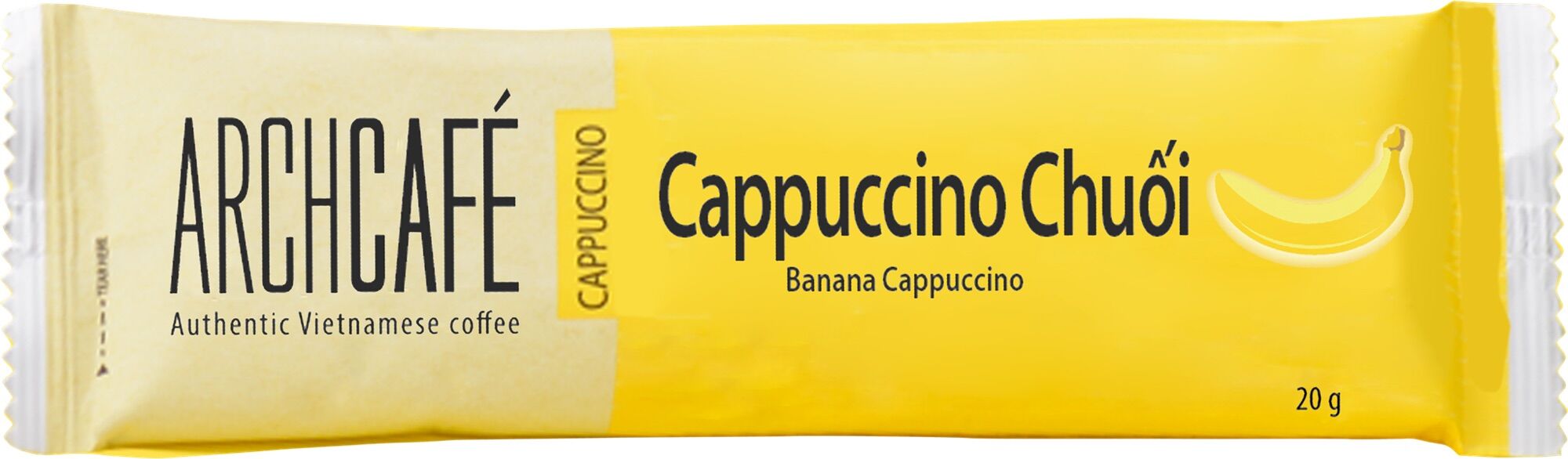 Cappuccino Chuối - túi 50 gói (Archcafe)