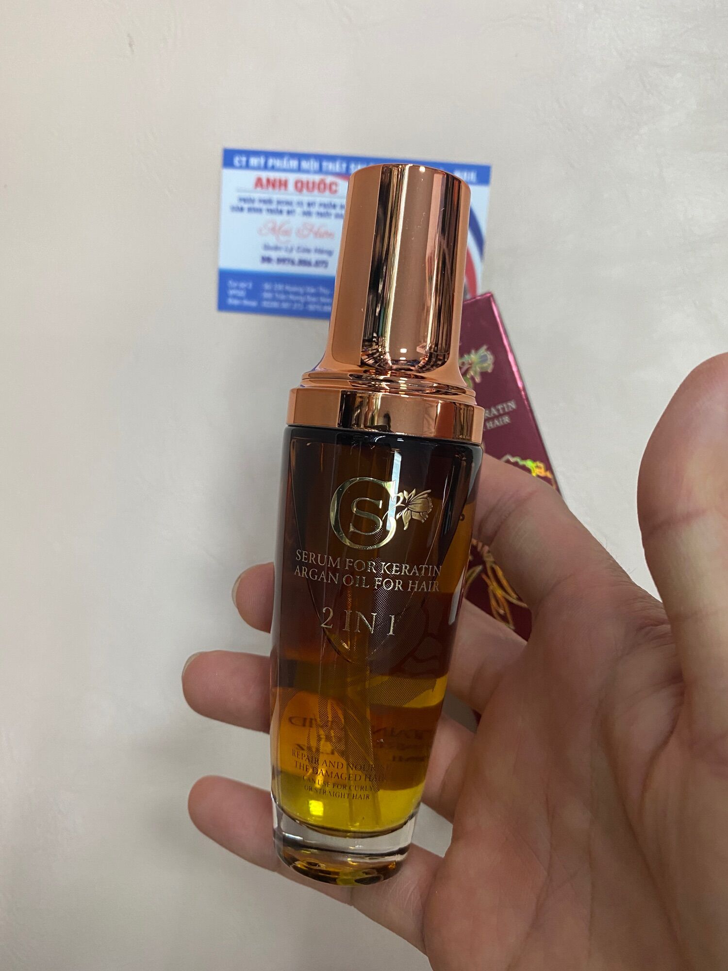 Tinh dầu dưỡng tóc serum for keratin
