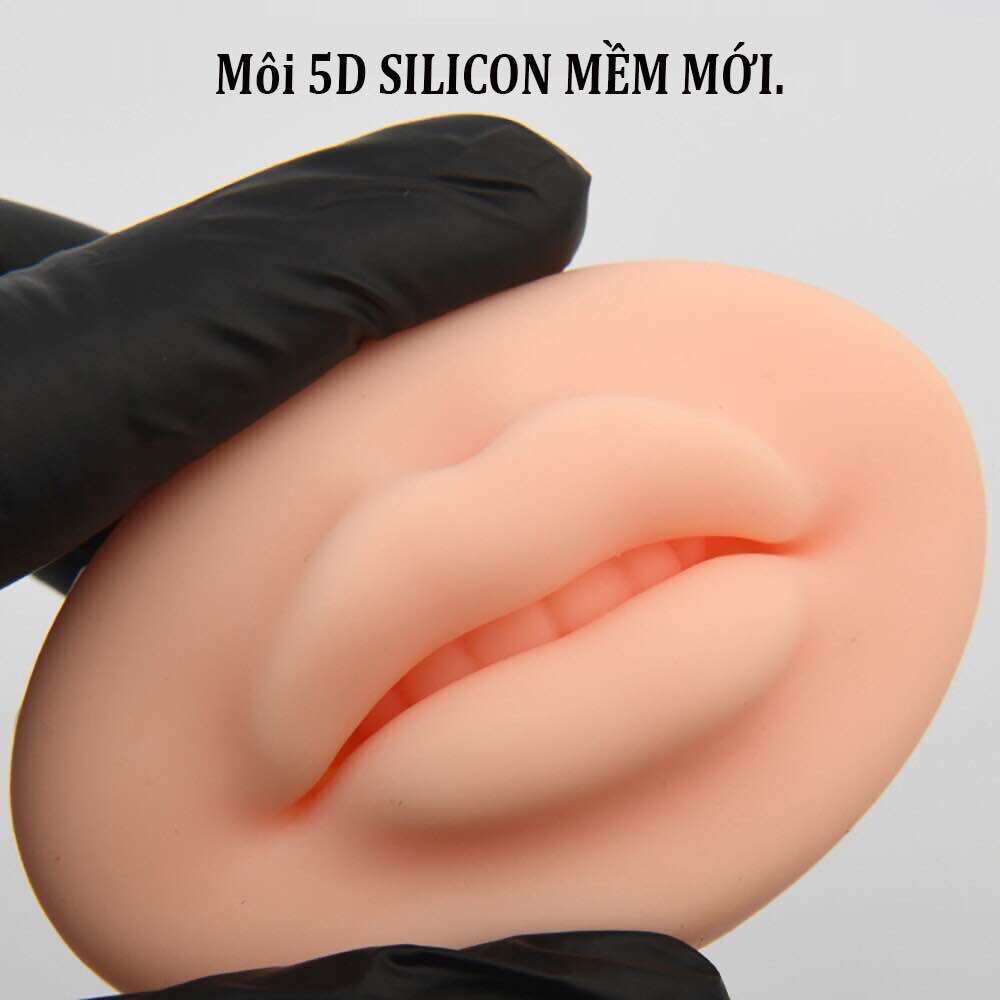 Môi Silicon 5D Tập Phun Xăm, Môi 5D Tập Phun Cao Cấp