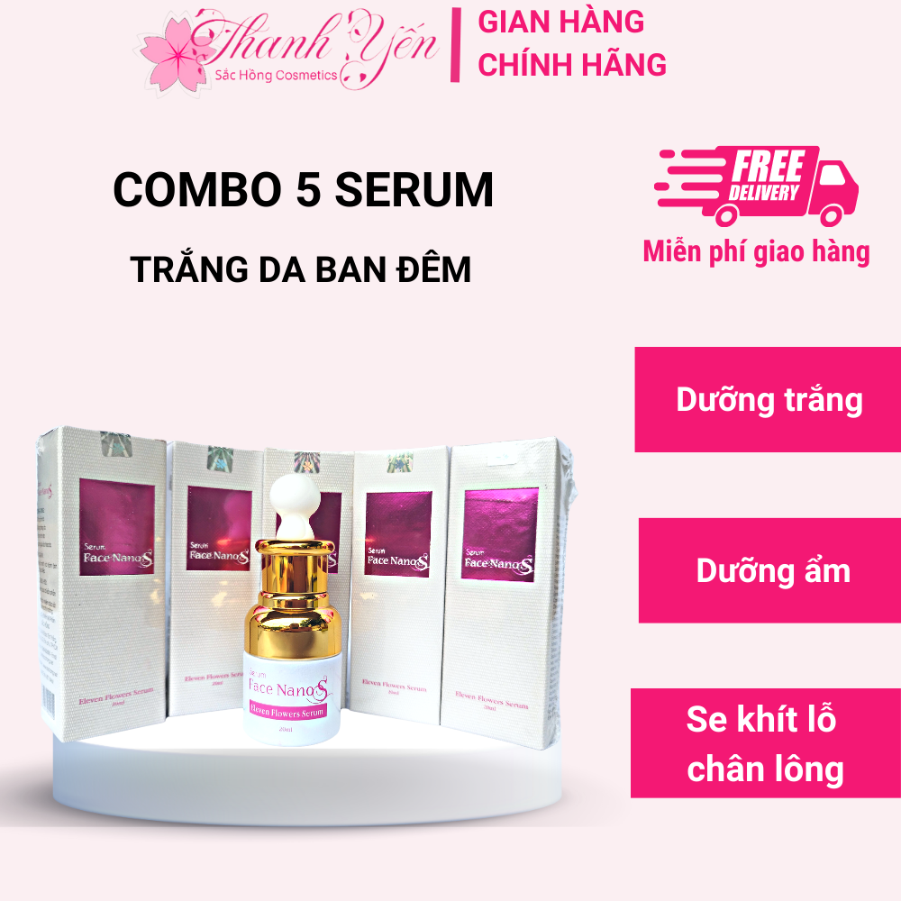 Sỉ 5 serum dưỡng trắng ban đêm - 20ml