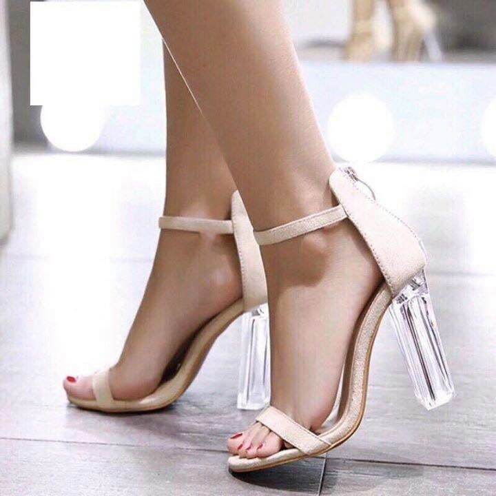 [HCM][Size 37 hàng xã 75k] Giày cao gót nữ  dép guốc cao gót