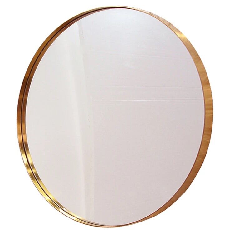 Gương tròn viền vàng , gương nhà tắm cao cấp nhập khẩu siêu bền, siêu nhẹ,không bay tróc màu, phôi...