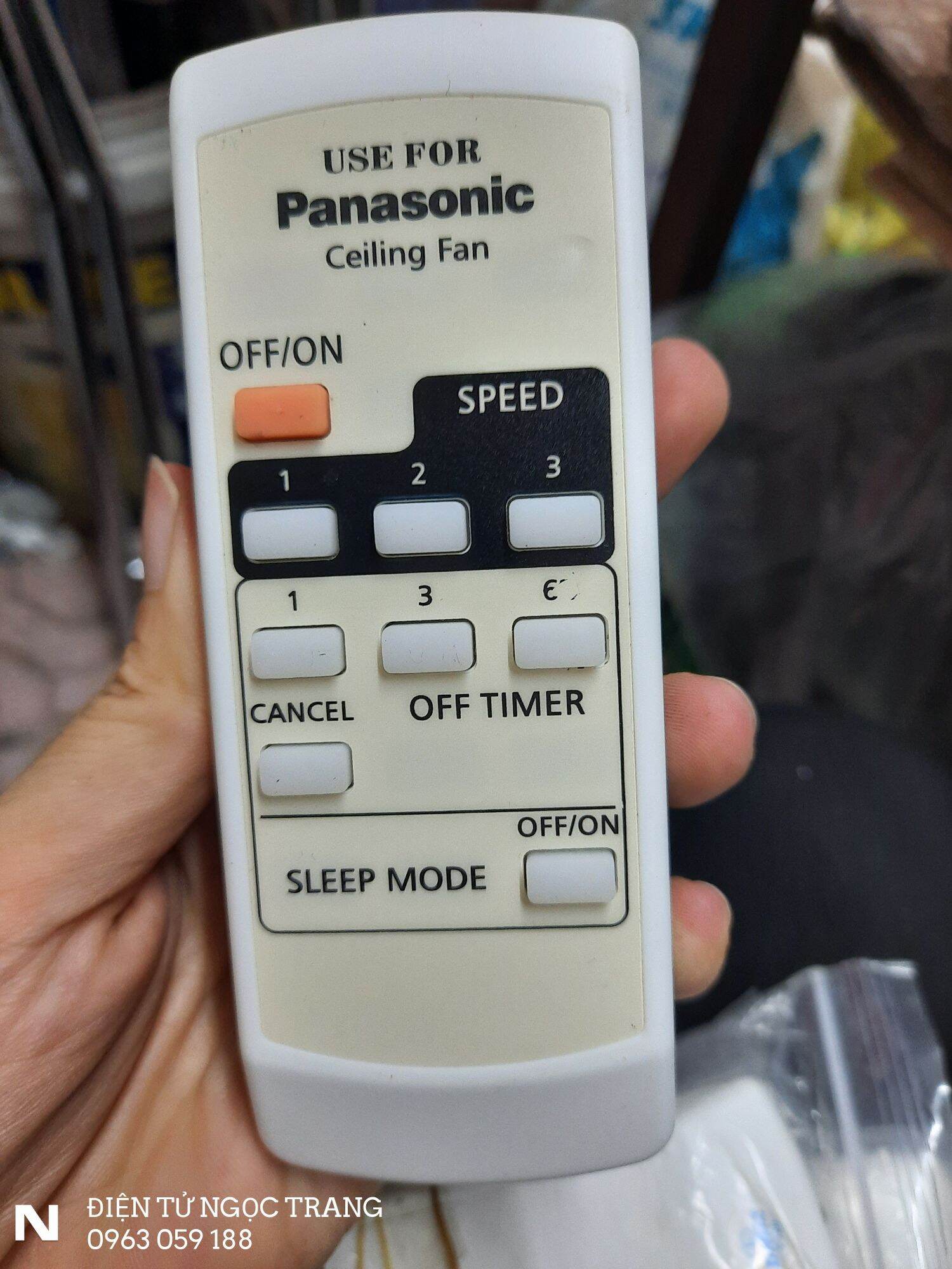 Điều Khiển Quạt Panasonic Trần Loại 4 Cánh