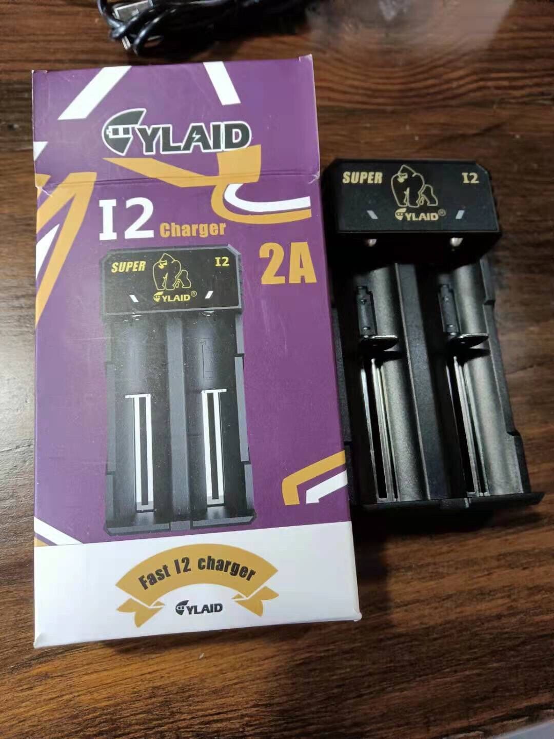 Sạc pin cylaid super I2 chính hãng 2 khe sạc pin