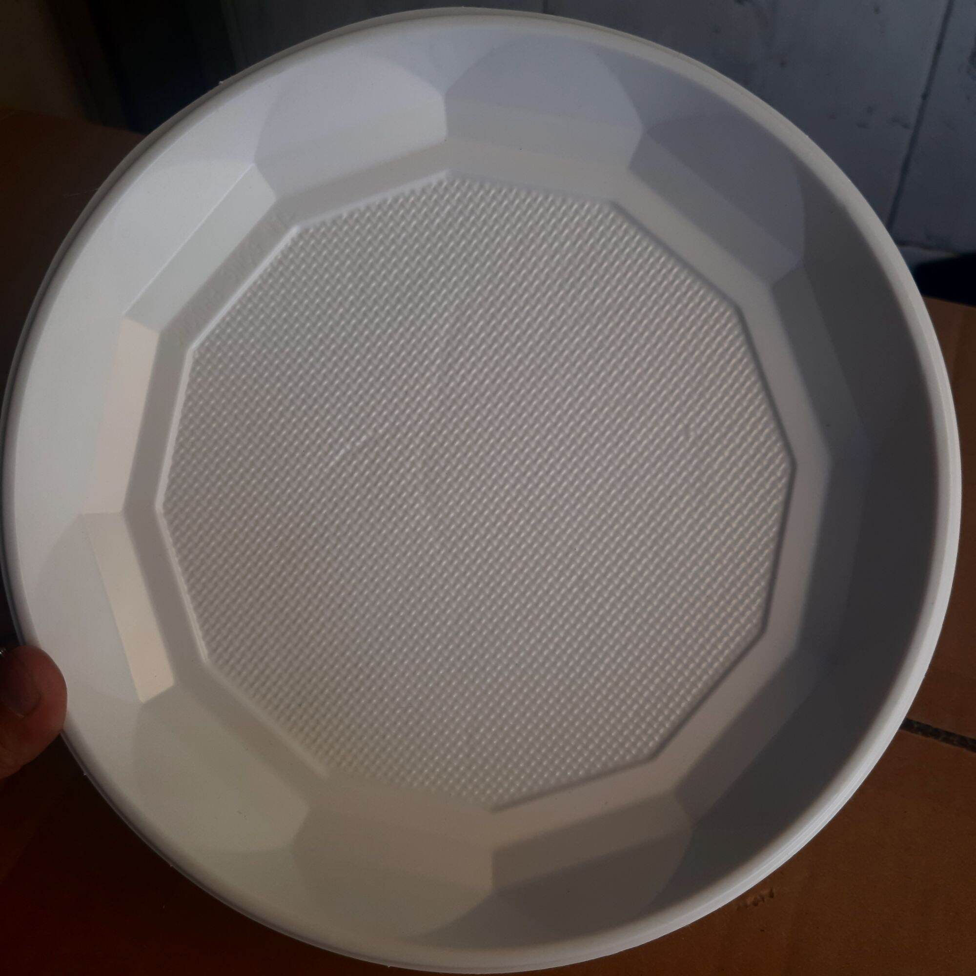 10 đĩa nhựa dùng 1 lần - đĩa 22 cm