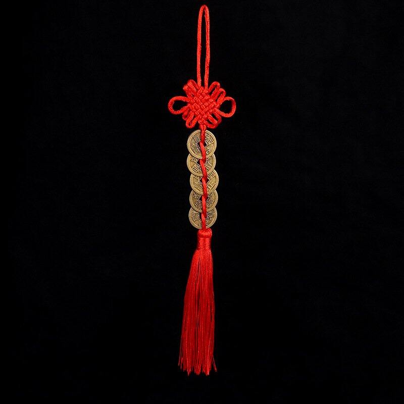 DÂY ĐỒNG XU NGŨ ĐẾ ( 5 ĐỒNG TIỀN MAY MẮN)
