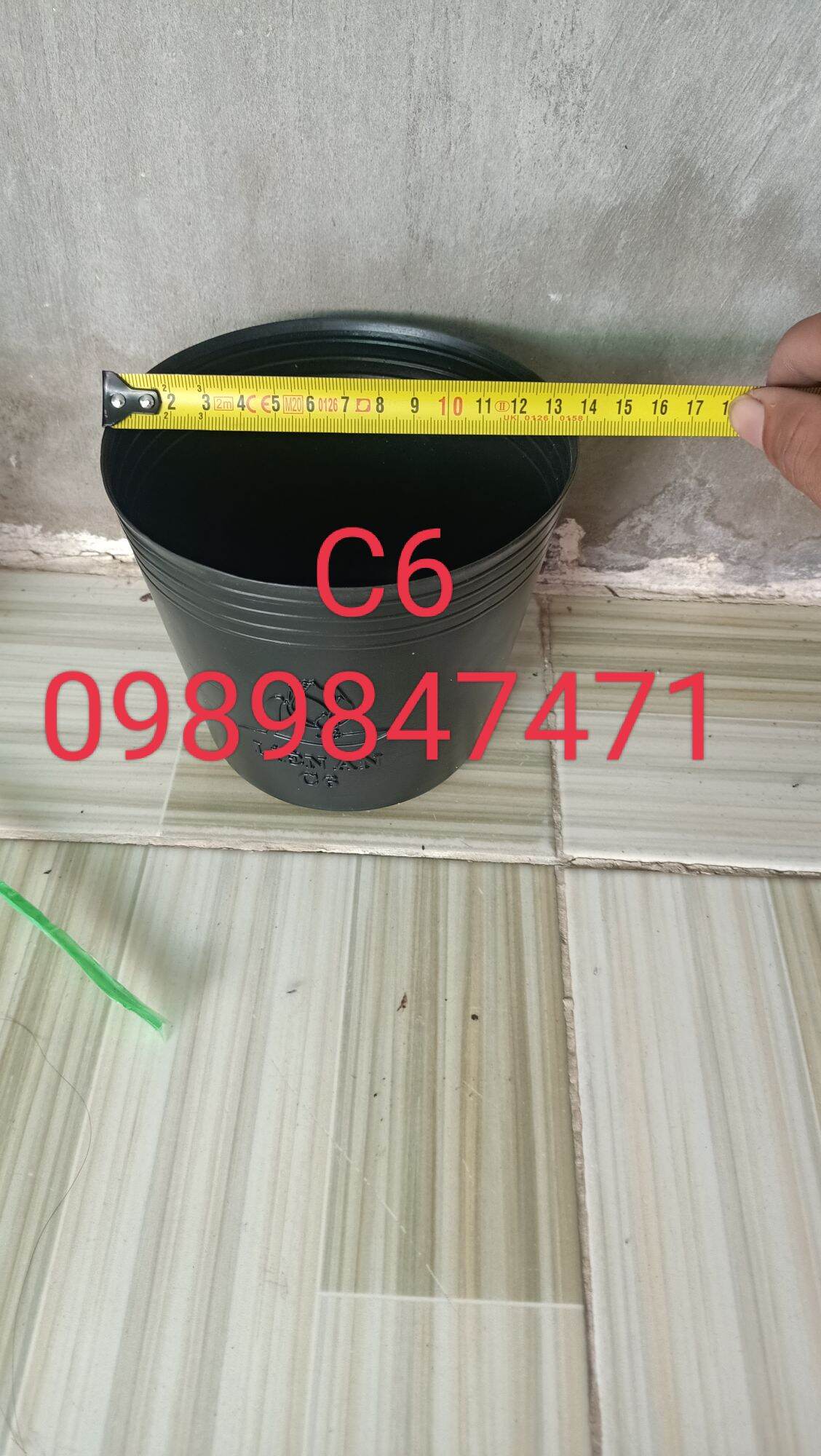 Chậu nhựa chất lượng C6 combo 200 cái