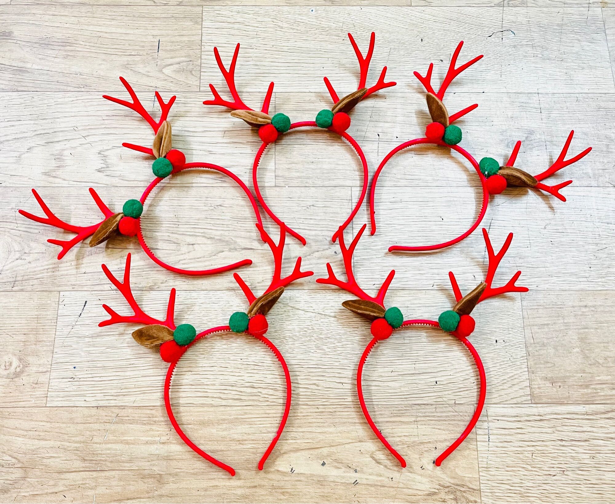 Bờm Noel chơi giáng sinh bọc nhung