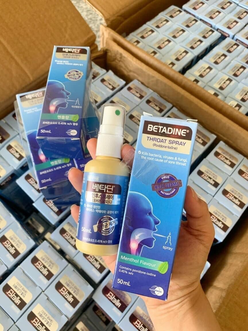 XỊT HỌNG BETADINE NỘI ĐỊA HÀN QUỐC