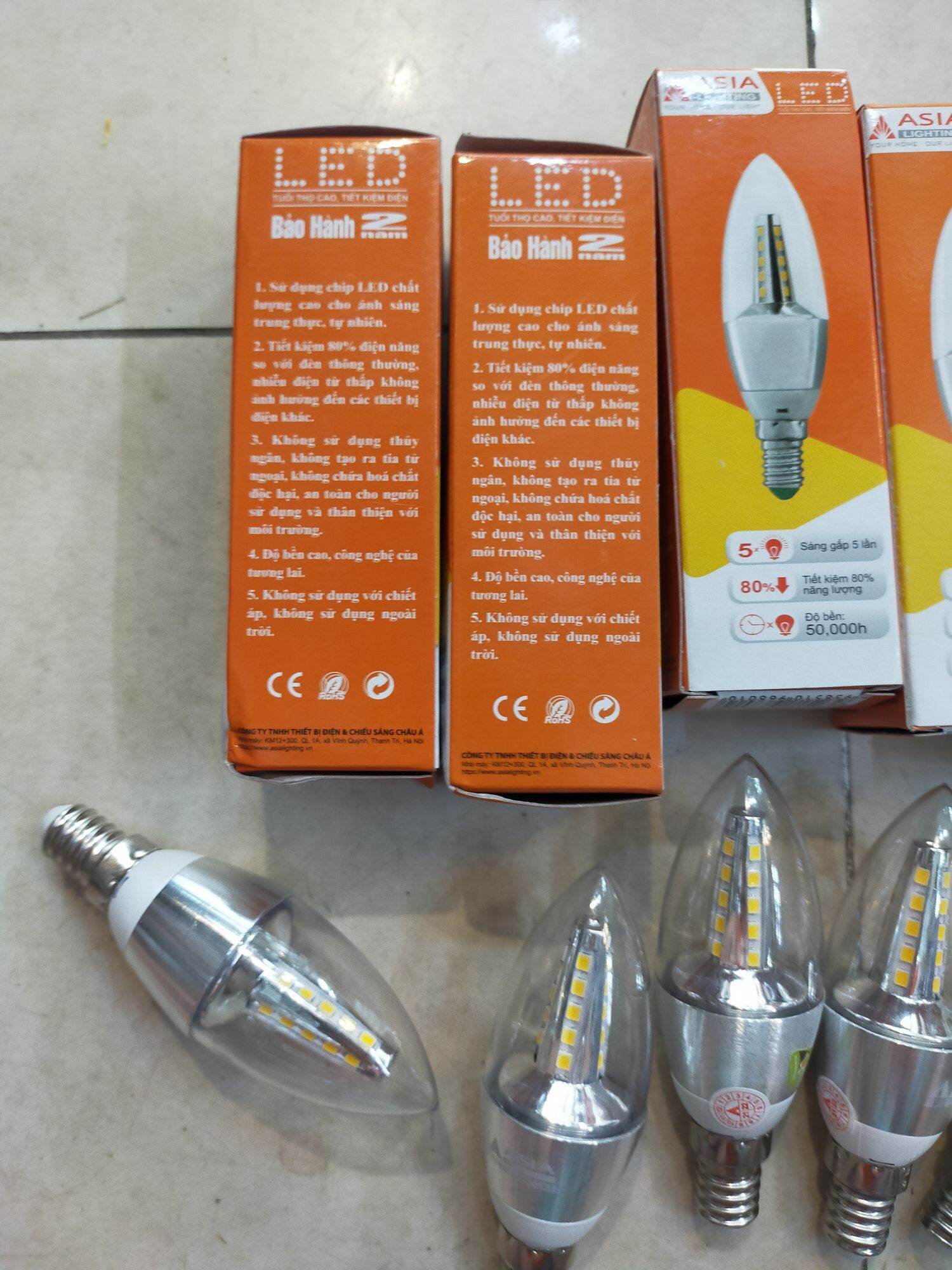 Combo 10 bóng nhót led E14-4W