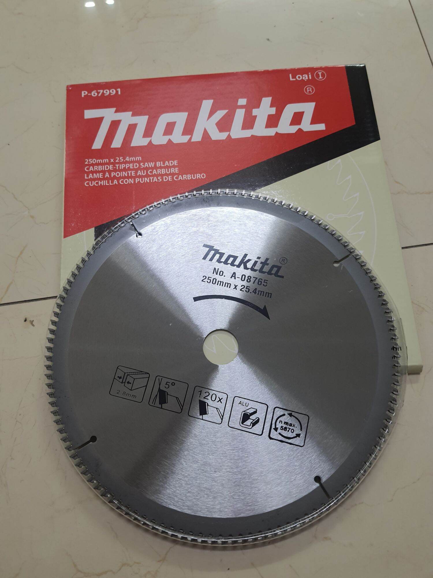 Lưỡi cắt nhôm 250 MKT