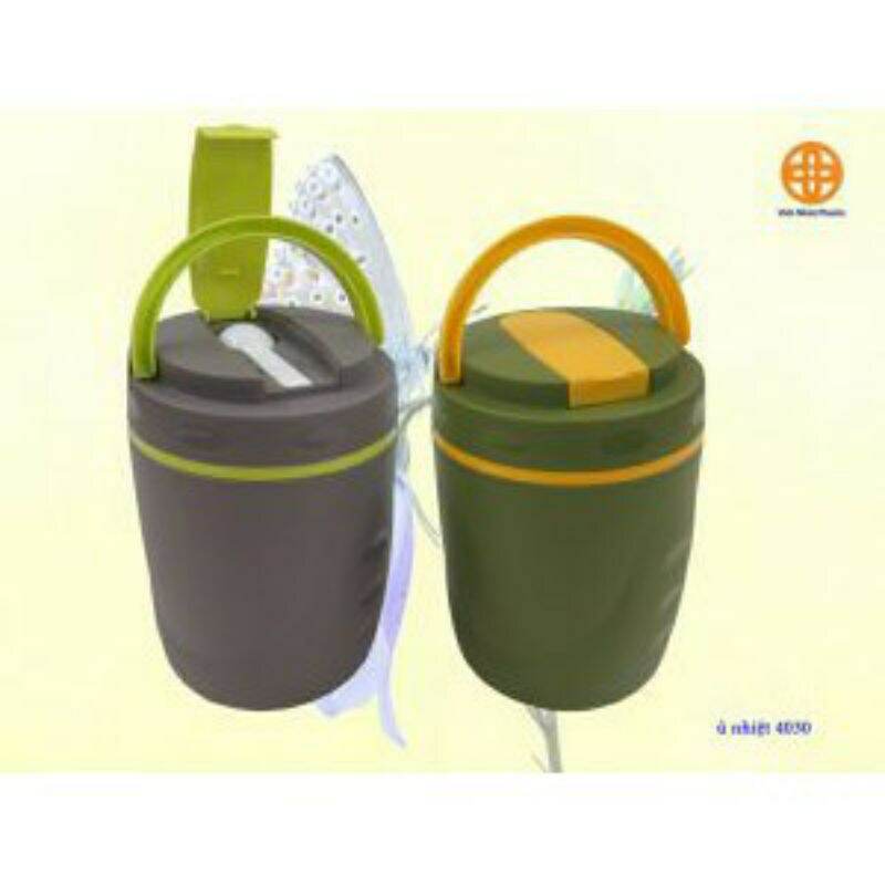 Cà men, cặp lồng giữ nhiệt cho gia đình nhựa Việt Nhật