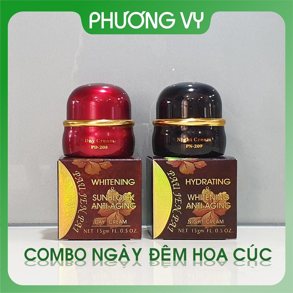 Kem hoa cúc chiên làm sạch nám và dưỡng trắng da mỹ phẩm pau Jen