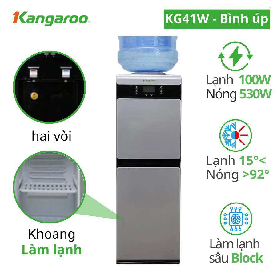 Cây nước nóng lạnh kangaroo kg41w
