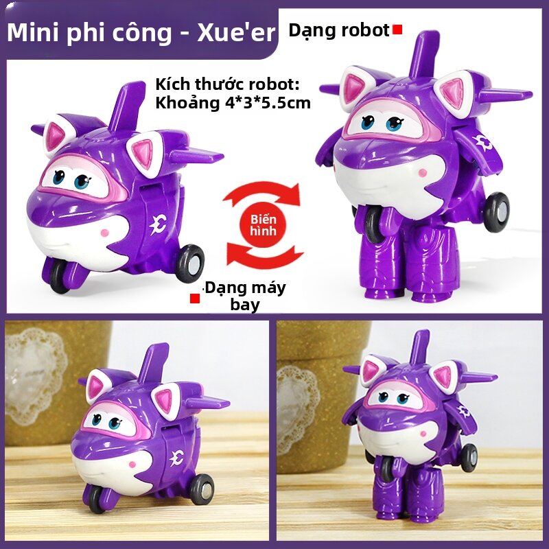 Bộ Robot Nhỏ Biến Hình Super Wings