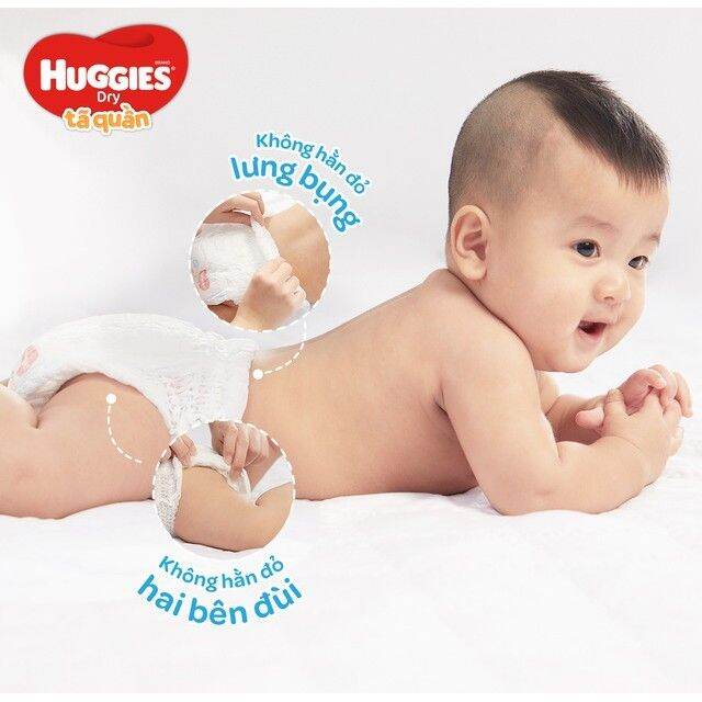 Tã bỉm quần Huggies L 68 + 8 miếng