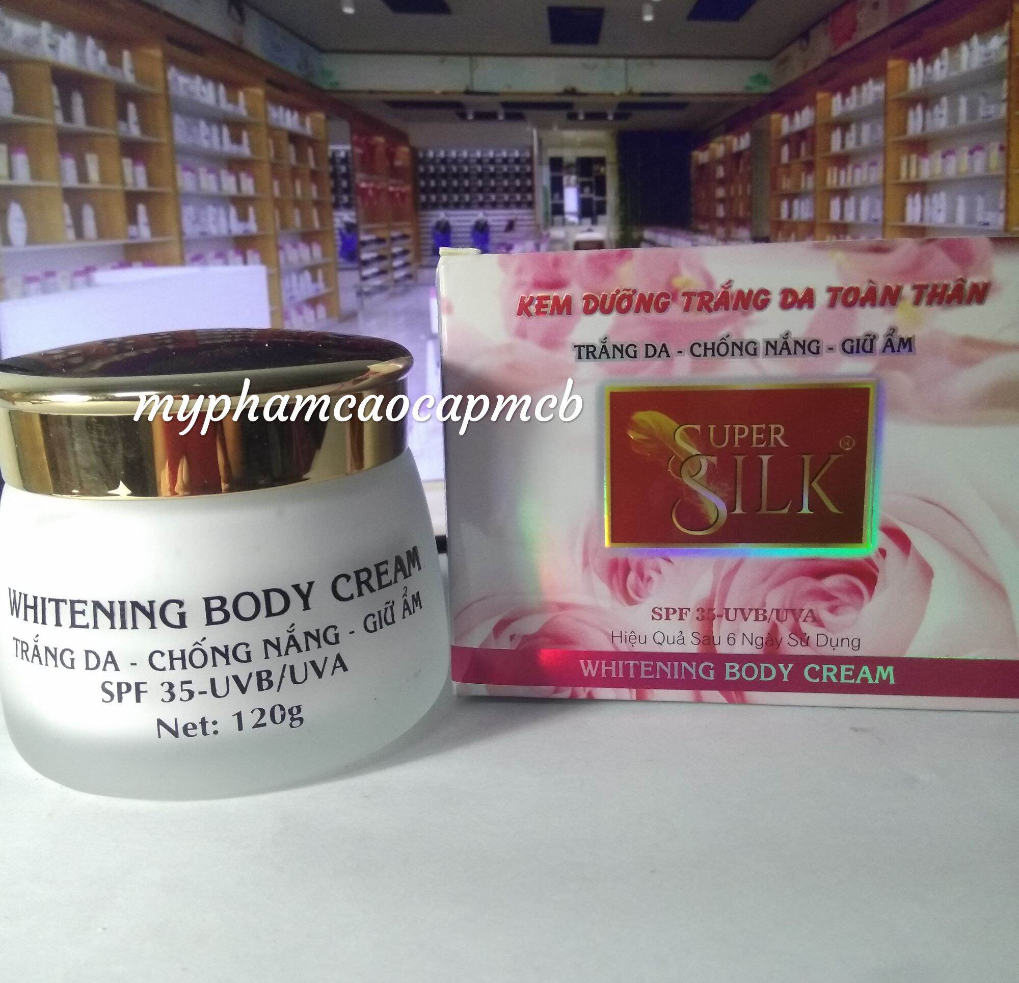 Kem Trắng Da Ovelem Super Silk 120G