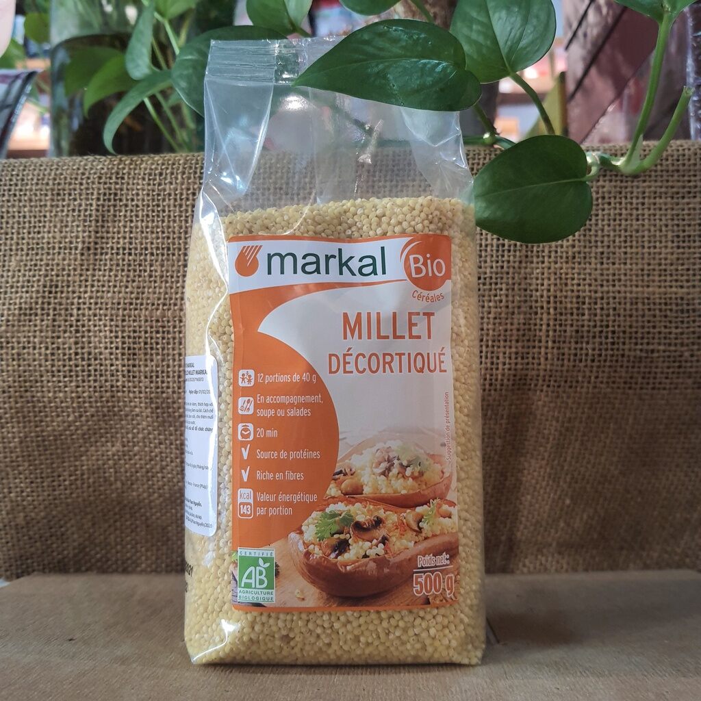 Hạt Kê Hữu Cơ Markal cho bé ăn dặm