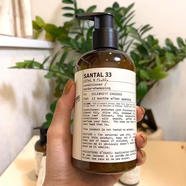 Bộ dầu Gội vs Xả Le Labo Santal 33