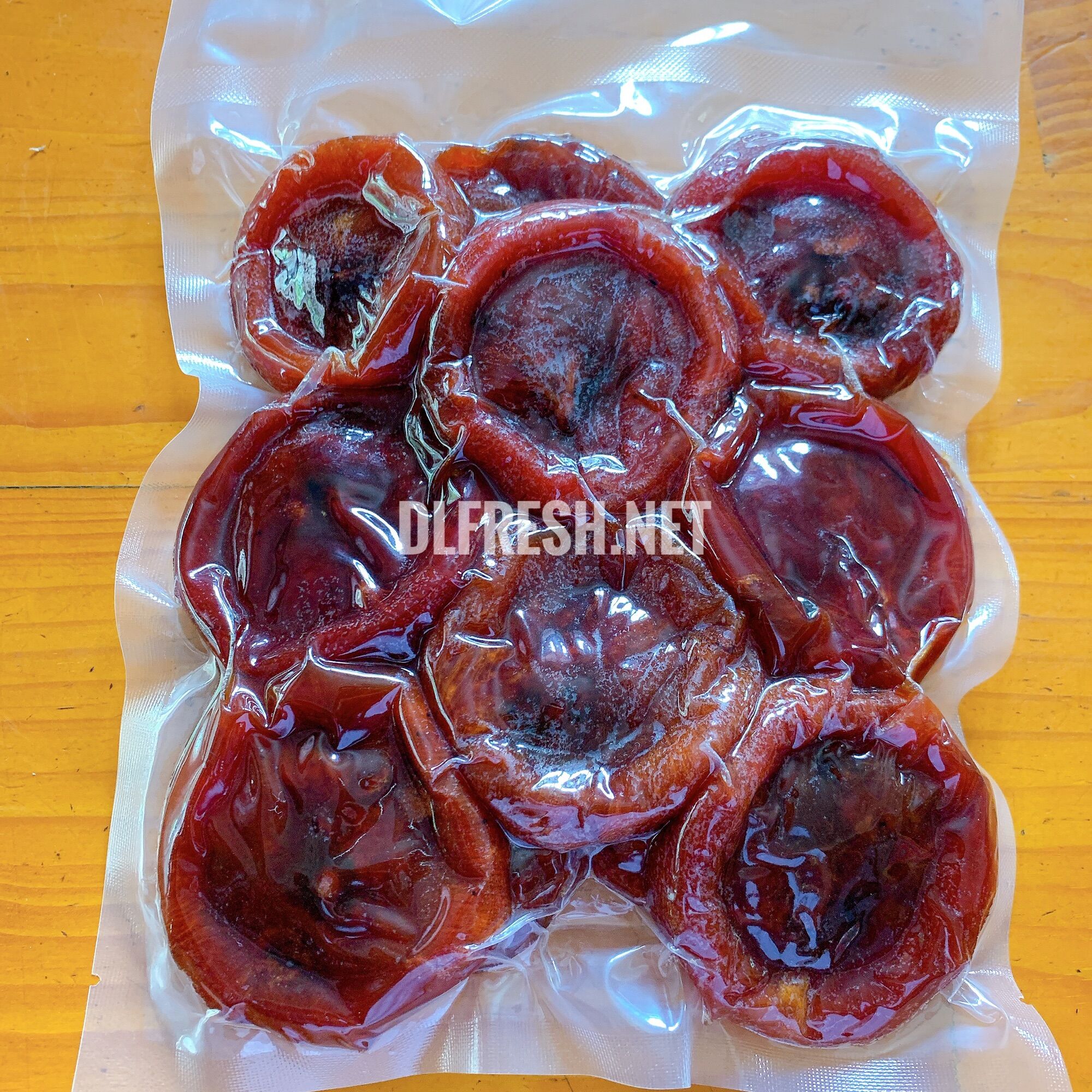 Hồng Trái Sấy Dẻo DLFRESH Đặc Sản Đà Lạt Túi 500gr