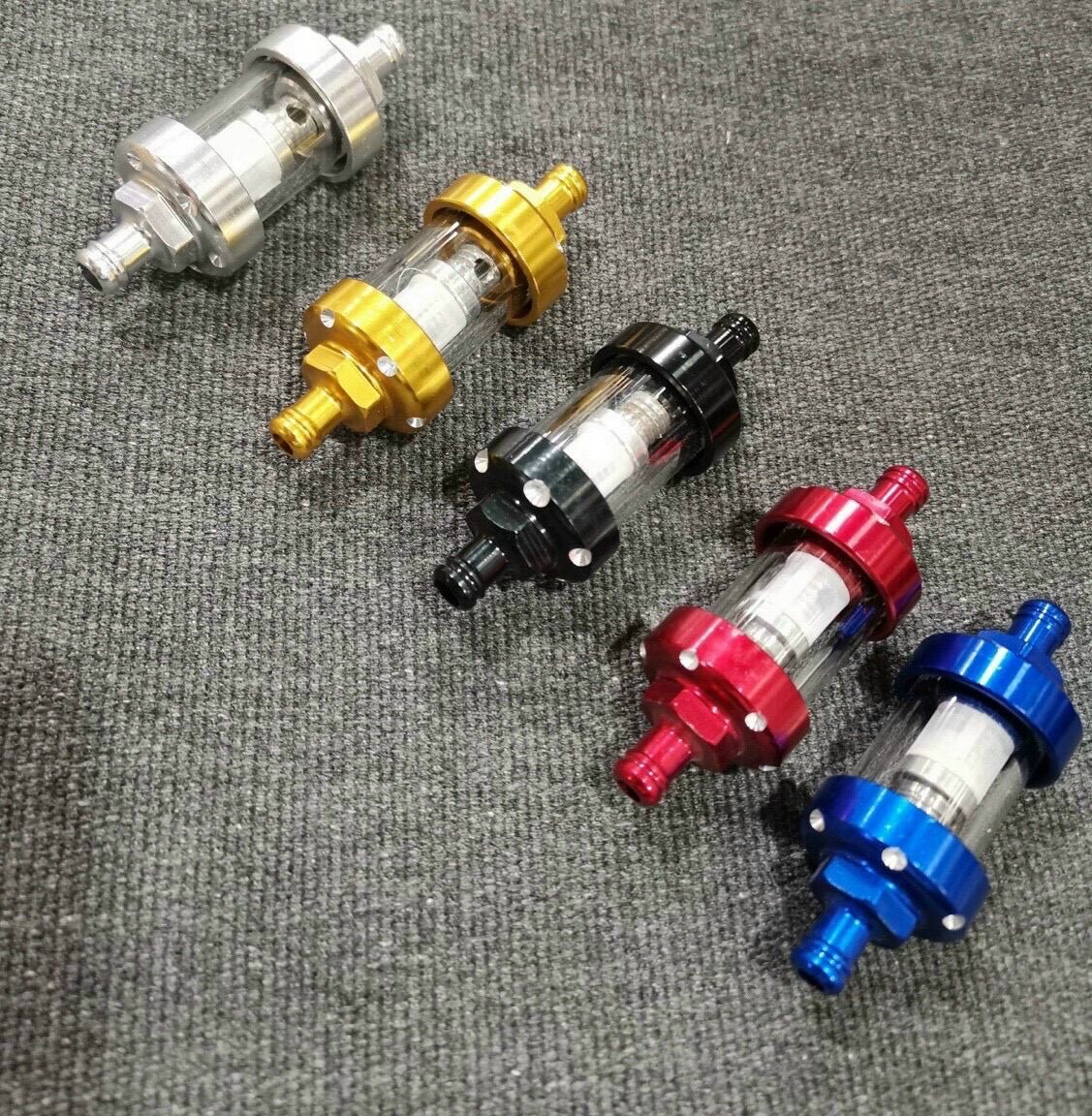 LỌC XĂNG TRONG SUỐT NHÔM CNC CHO MỌI LOẠI XE