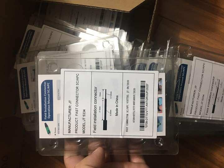 Combo 50 Đầu Fast Connect Viettel FPT Sc/Apc