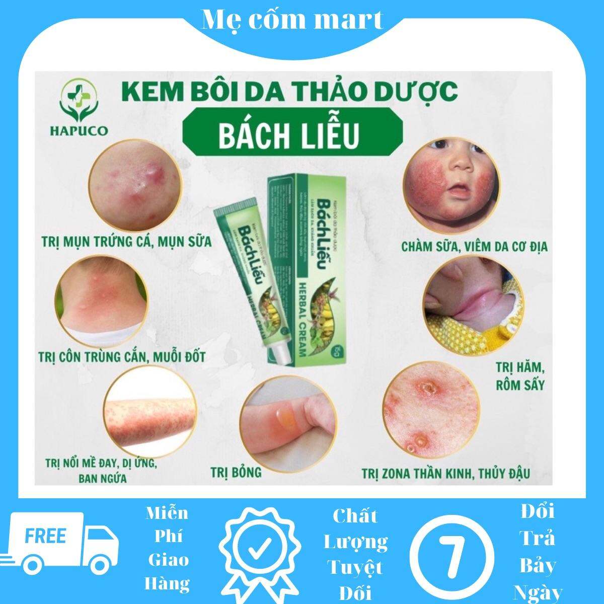 Kem bôi da thảo dược bách liễu