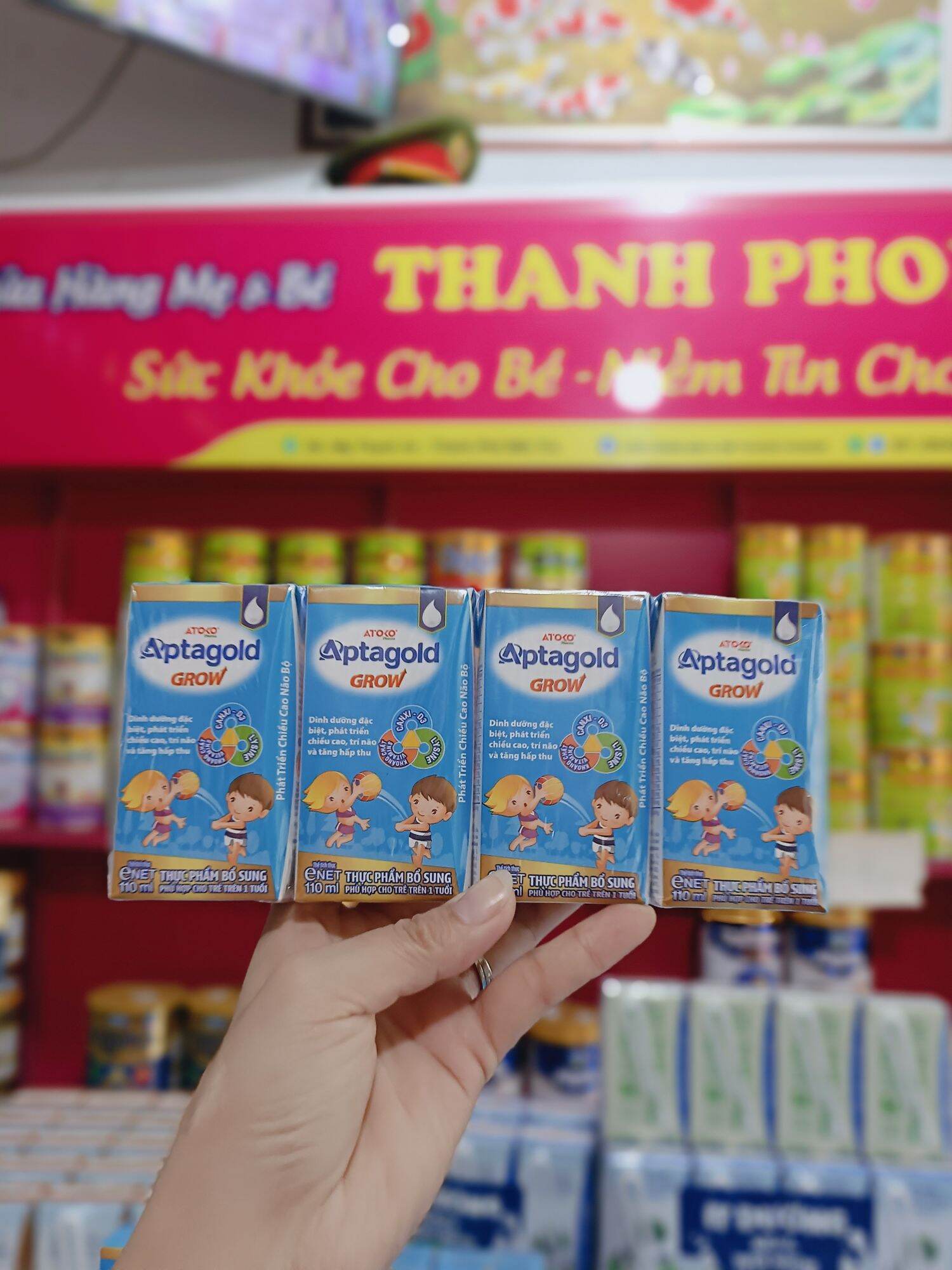 Sữa bột pha sẵn Aptagold Grow 110ml