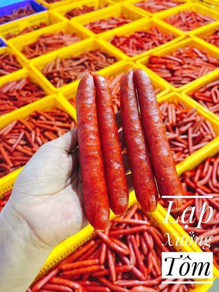 500g lạp xưởng tôm Sóc Trăng siêu ngon