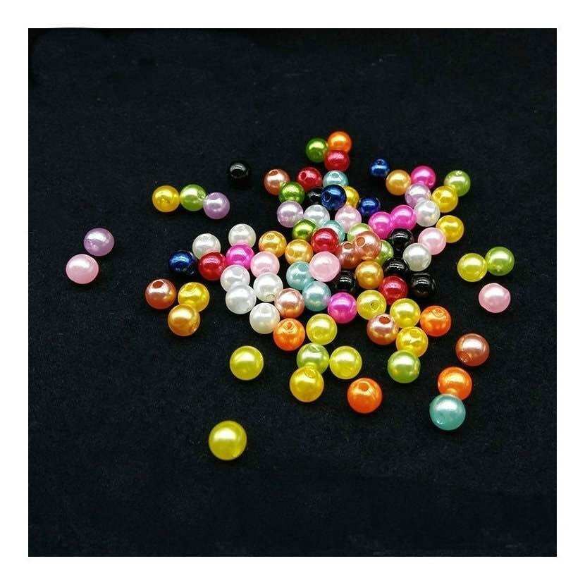 Hạt ngọc trai giả cỡ nhỏ 4MM làm hoa trang trí handmade, phụ kiện handmade