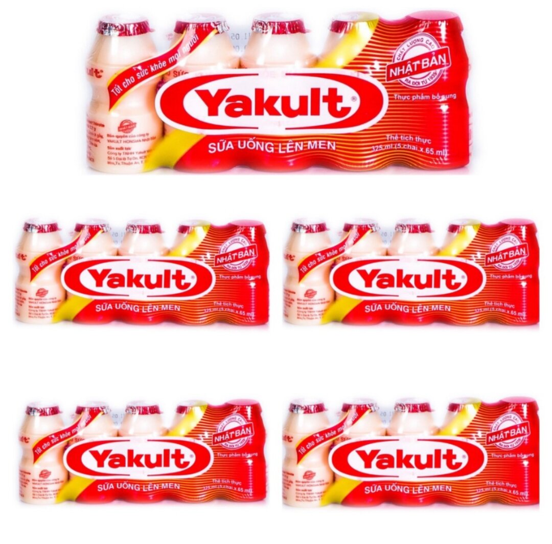 Lốc 25 chai x 65ml Yakult sữa chua uống lên men