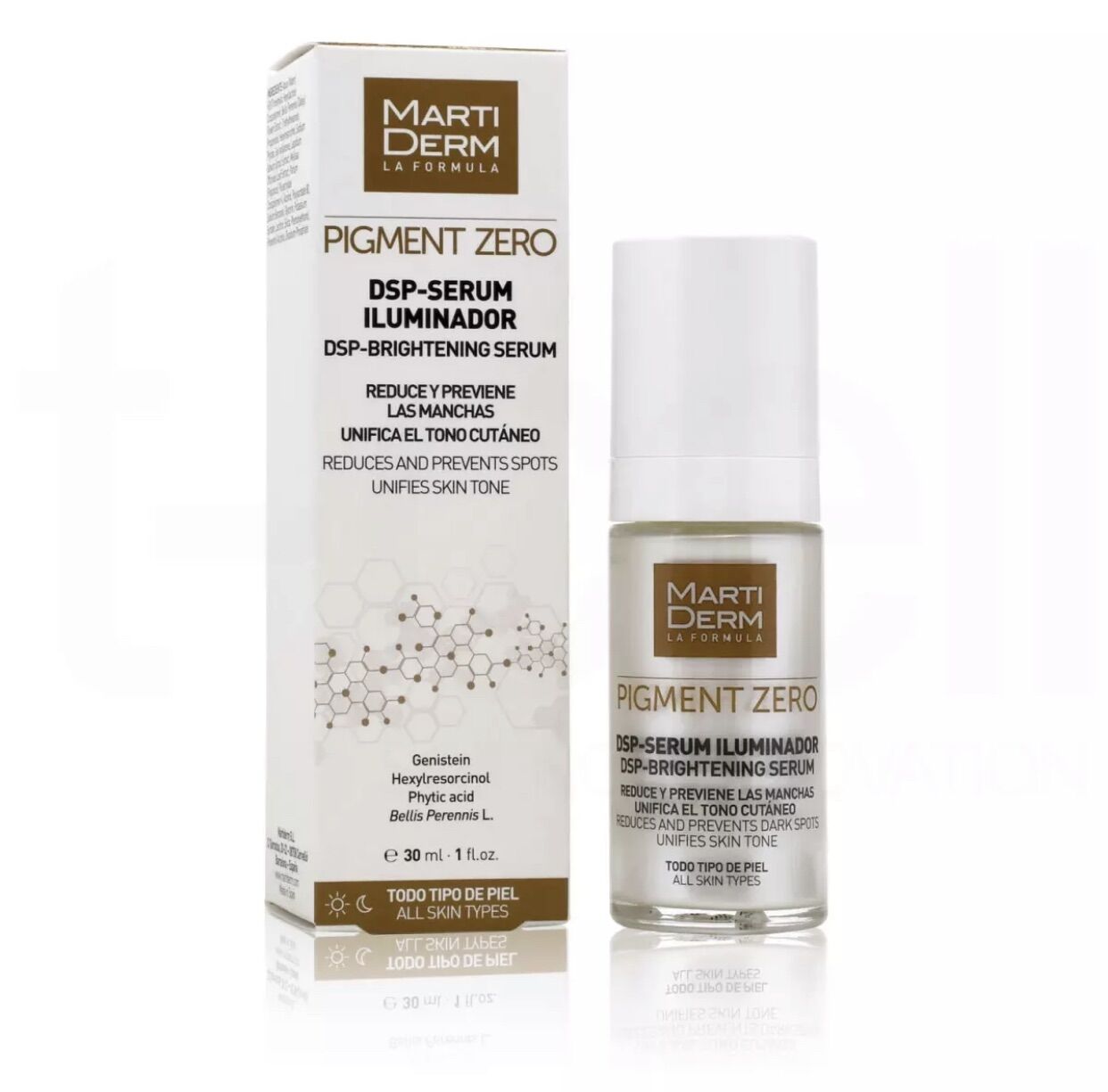 [ Lepit Cosmetic ] MartiDerm Pigment Zero DSP Serum Illuminator (30ml) Serum Làm Sáng Da, Mờ Thâm
