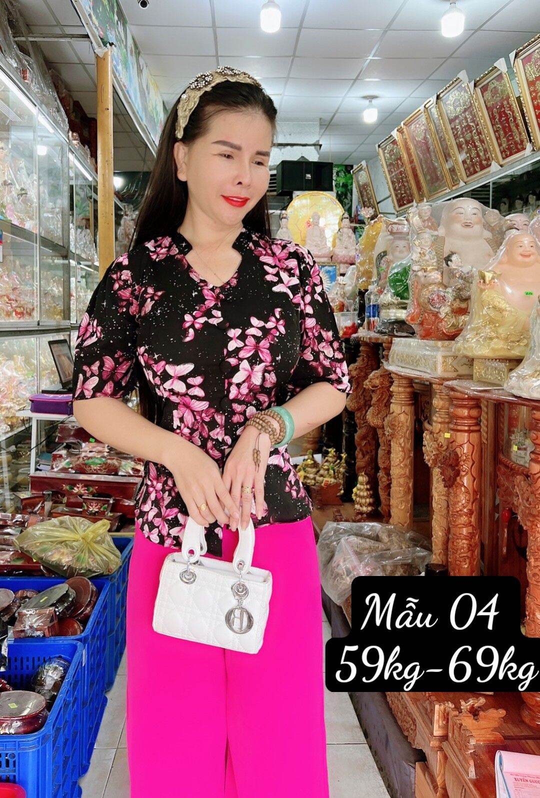 🌞Big Size 57kg-80kg🌞 Áo Lẻ Hoặc Nguyên Bộ Bà Ba Đi Chùa