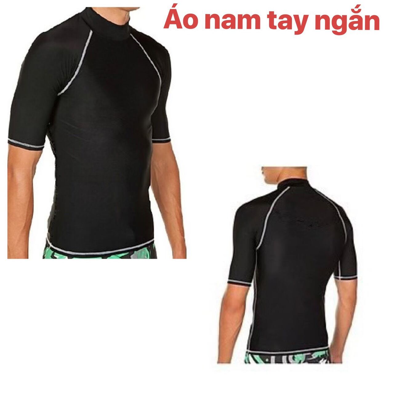 Áo bơi tay ngắn nam