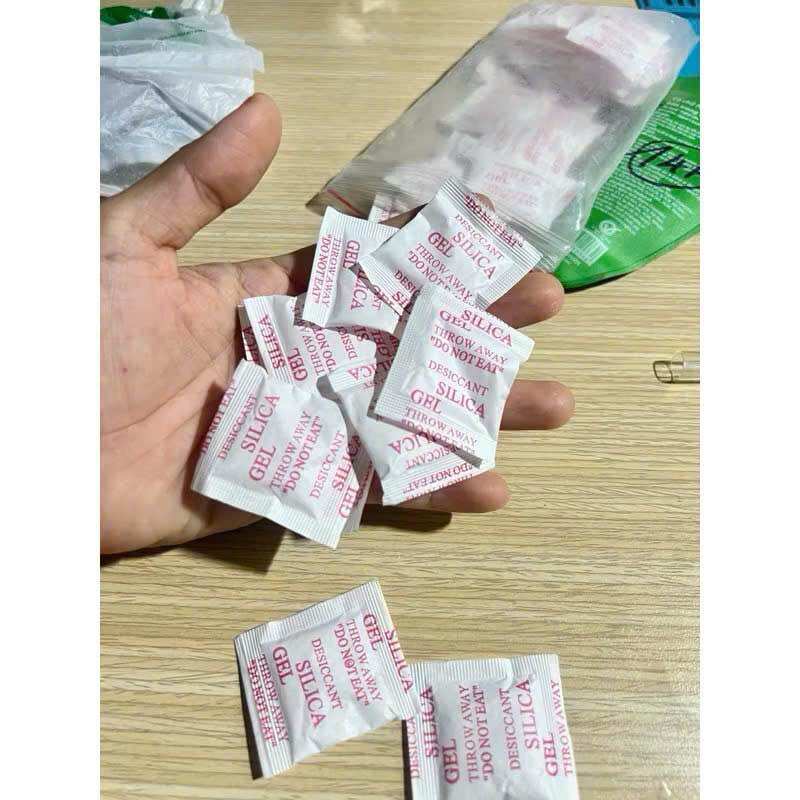 100gr gói hút ẩm- túi chống ẩm giấy (khoảng 82 gói)