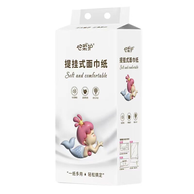Bịch khăn giấy rút 4 lớp, 1 bịch 1320 tờ
