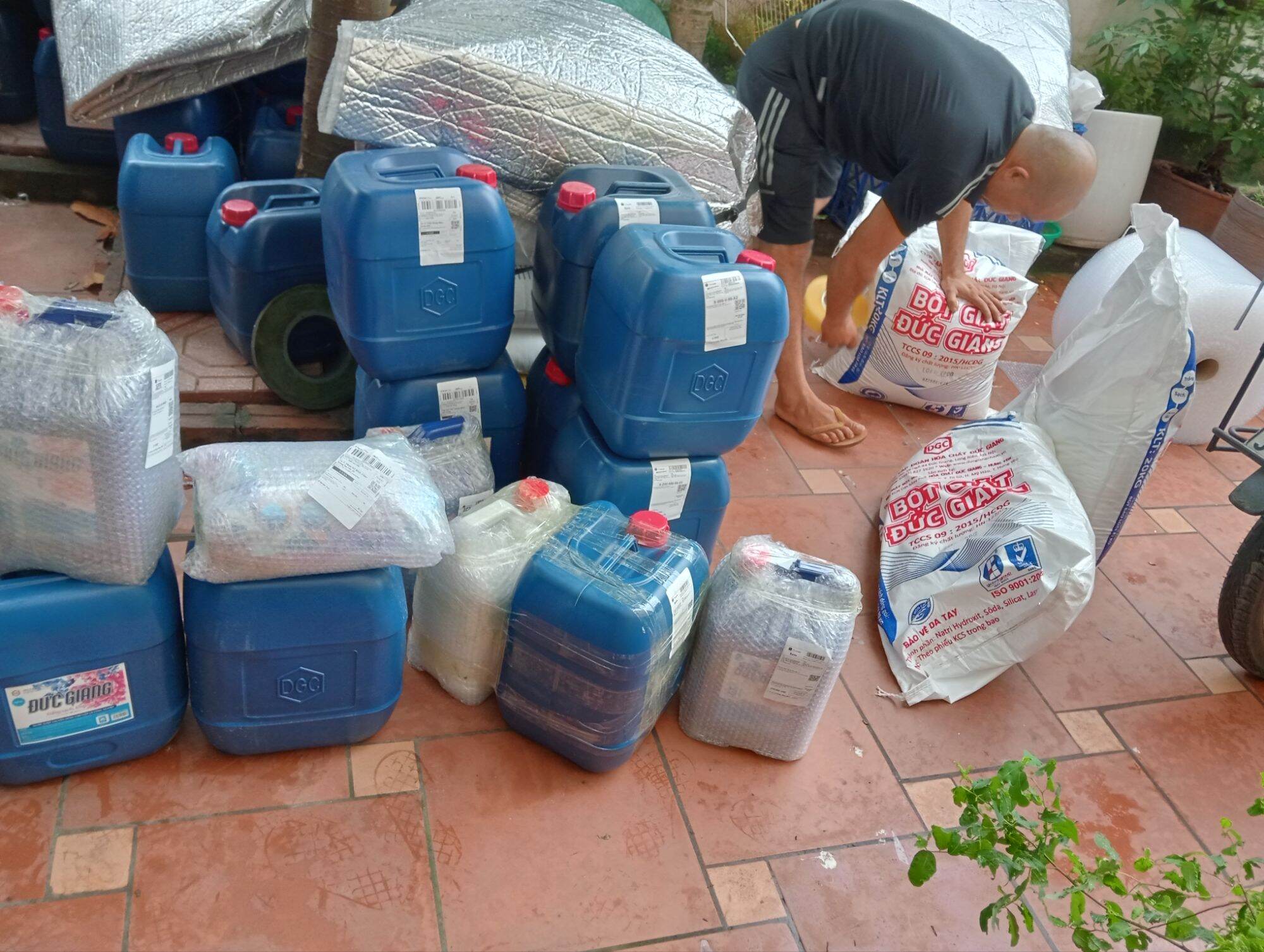 bột giặt đức giang 20kg vp