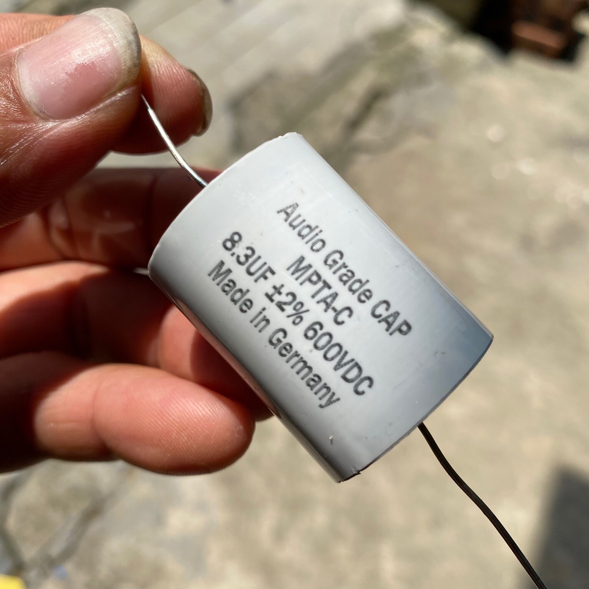 Tụ đức Audio Grade Cap 8.3UF 600VDC