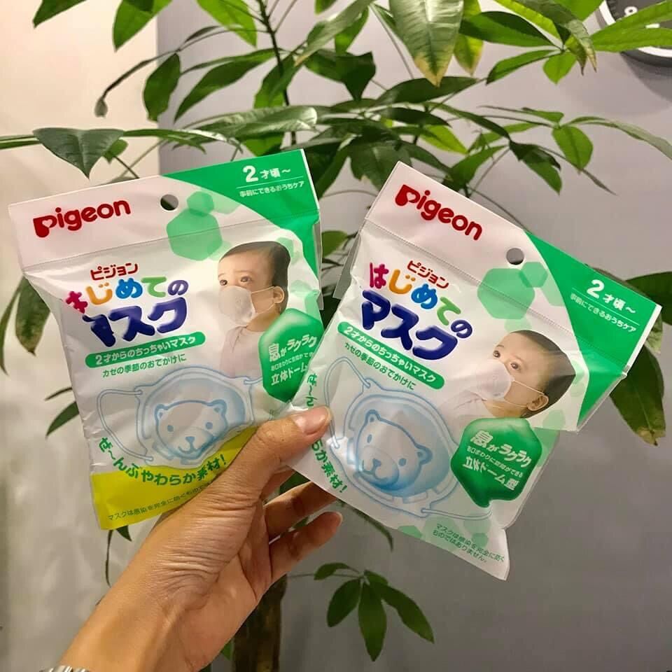KHẨU TRANG GẤU PIGEON NHẬT BẢN SET 7 CHIẾC