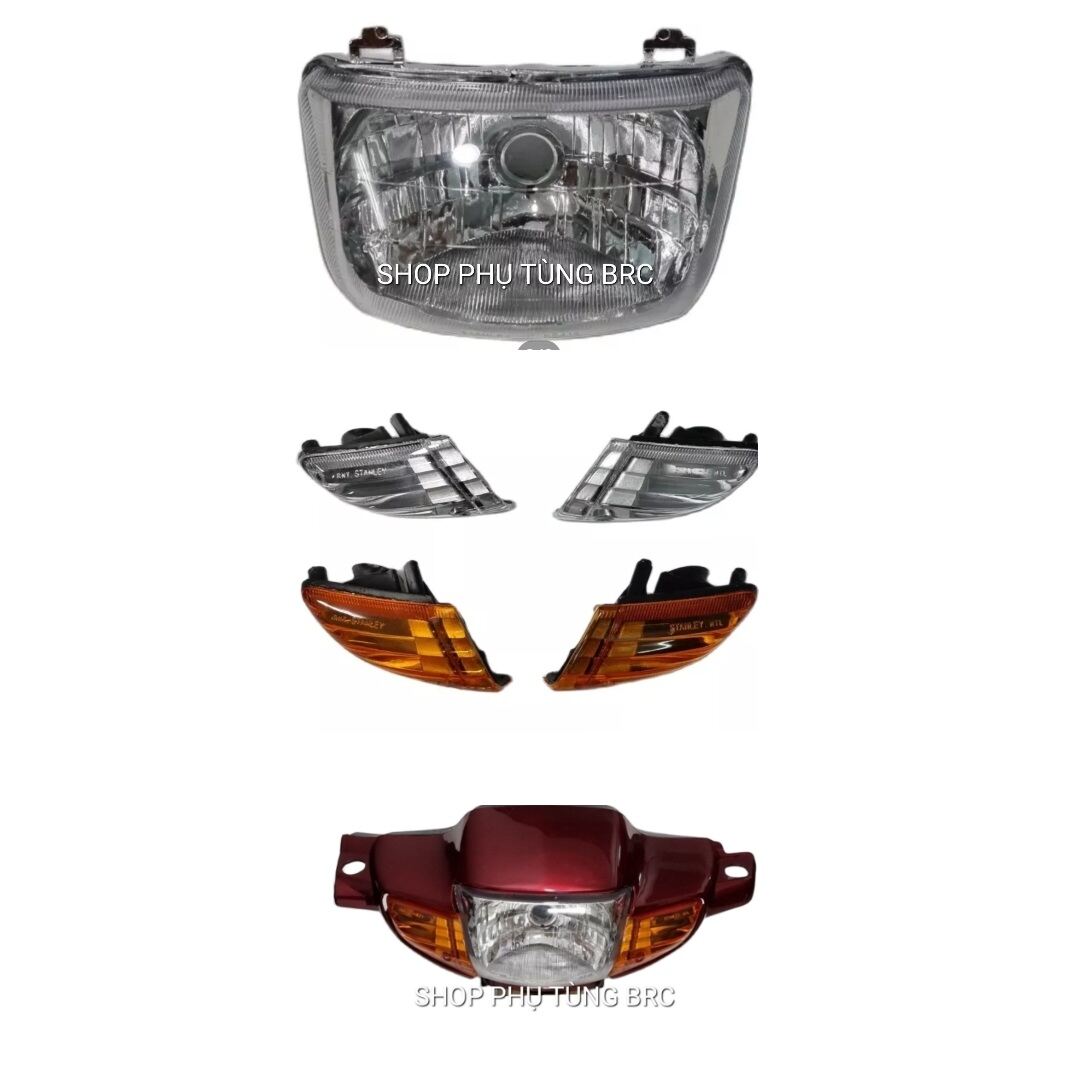 Pha đèn, xi nhan xe Wave Thái 110 ( Không kèm bóng đèn, A/E chọn món cần mua trên đơn hàng)