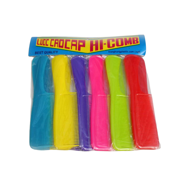 Lược Nhựa Chải Tóc Nhiều Màu
