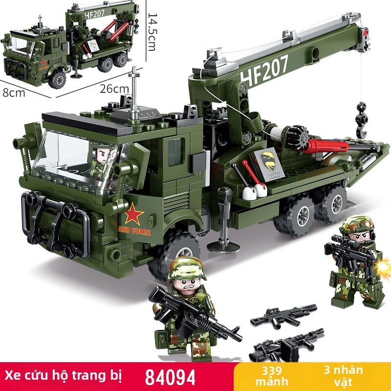 Kazi | Đồ Chơi Lắp Ráp Xe Bọc thép Quân Sự