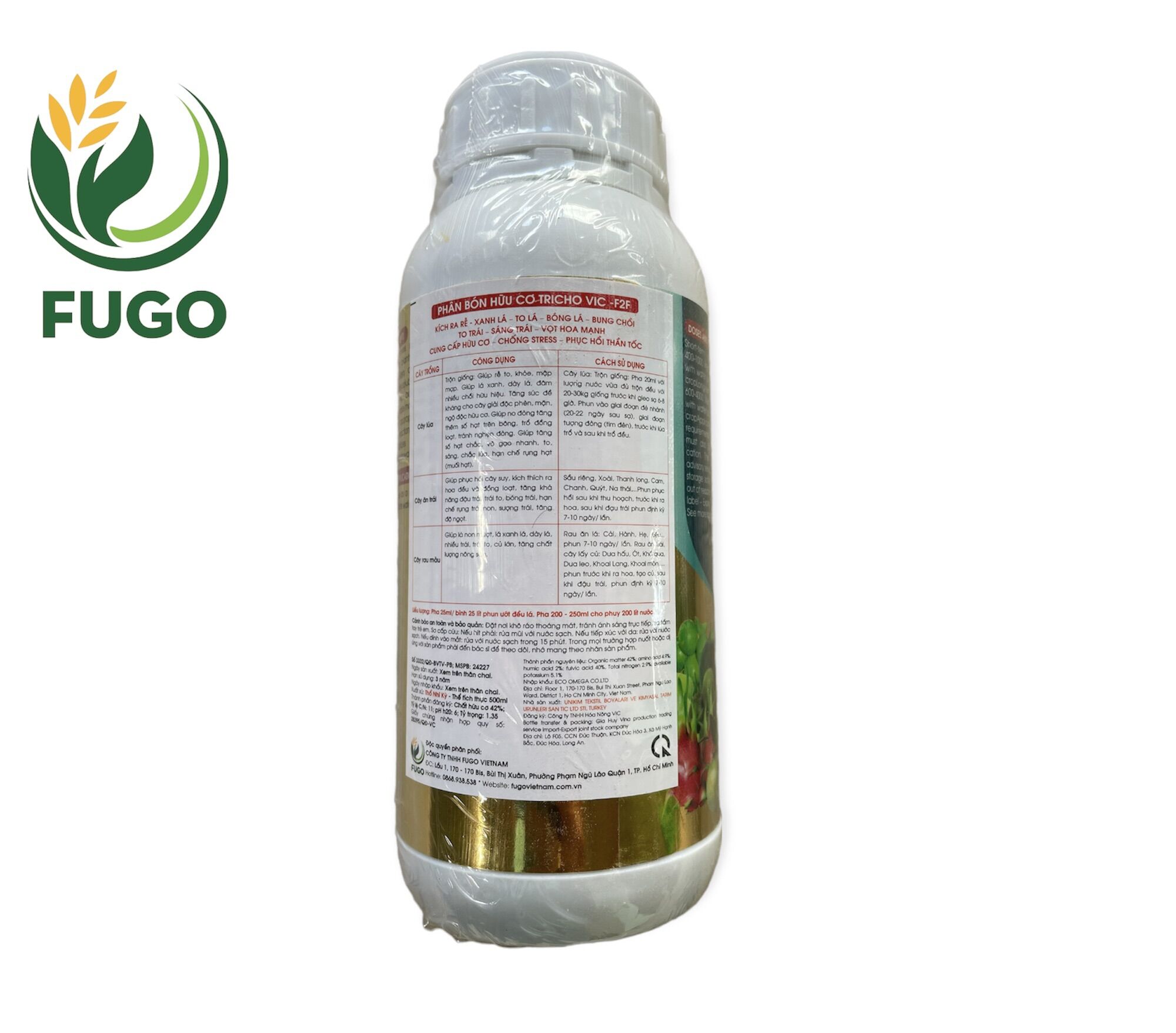 AMINO THỔ NHĨ KỲ FUGO(HỮU CƠ NƯỚC THỔ NHĨ KỲ)