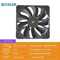 PCCooler | Quạt Làm Mát Máy Tính Để Bàn 12CM Tăng Hiệu Suất Ít Ồn