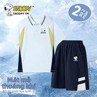 Snoopy | Bộ Áo Polo Mỏng Hè Mới Cho Bé Trai