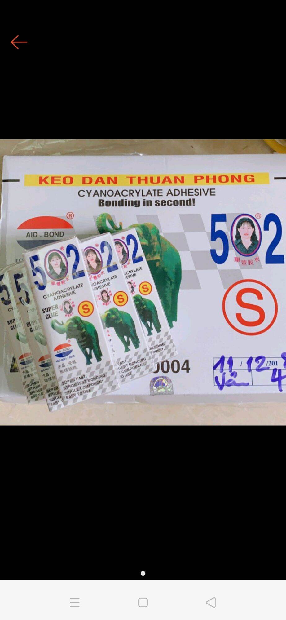 Keo 502 siêu dính - keo dán sắt
