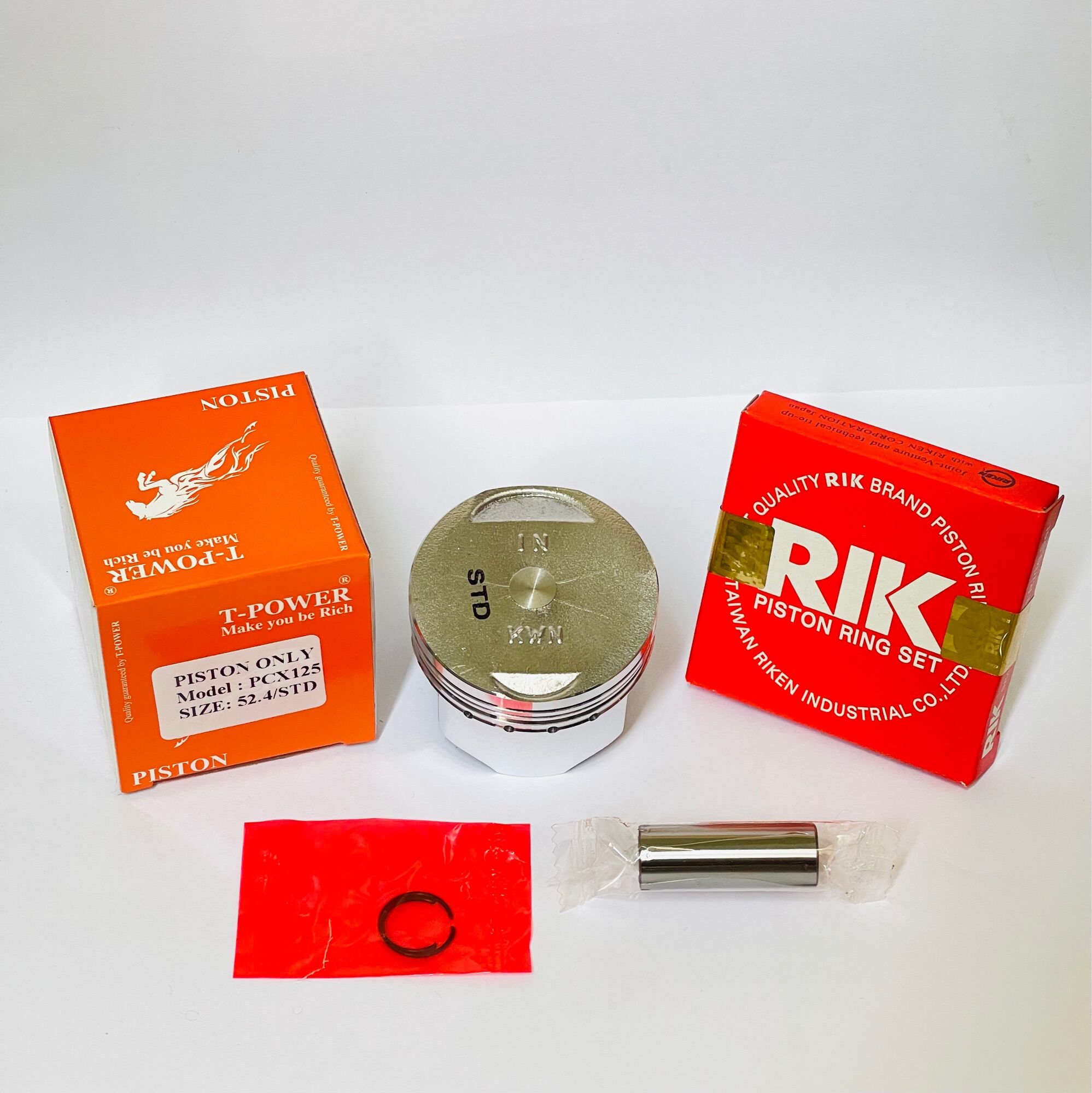 Piston bạc Air Blade 125cc (bạc Mỏng)