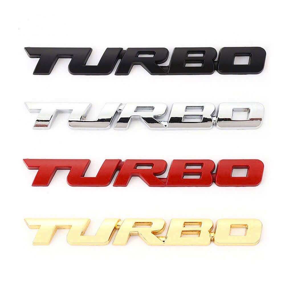 Turbo Metal Logo Sticker for Car Decoration Giá 40,000 Đồng*Miễn phí vận chuyển