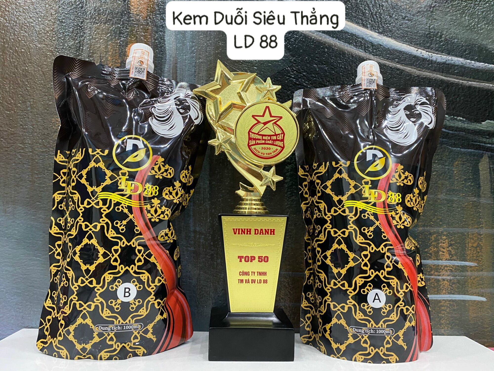 Kem duỗi tóc siêu thẳng LD88