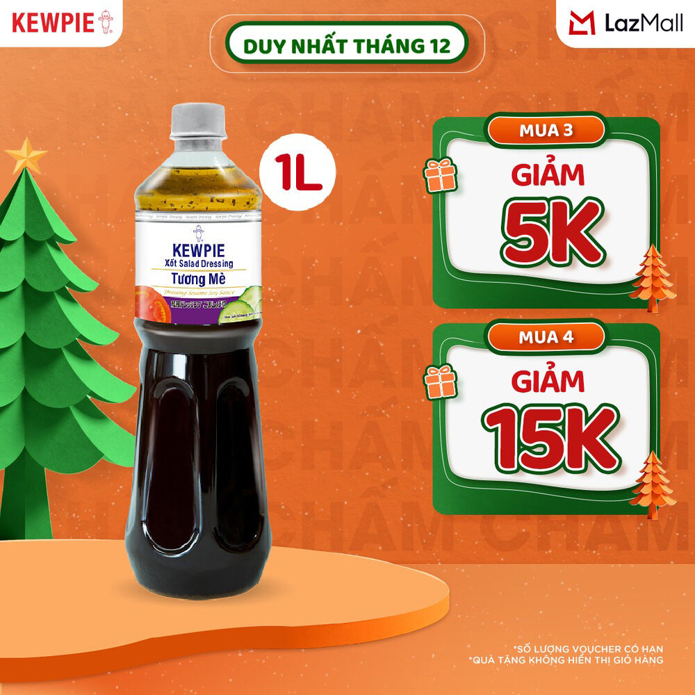  Xốt Salad Dressing Tương Mè Kewpie 1L 